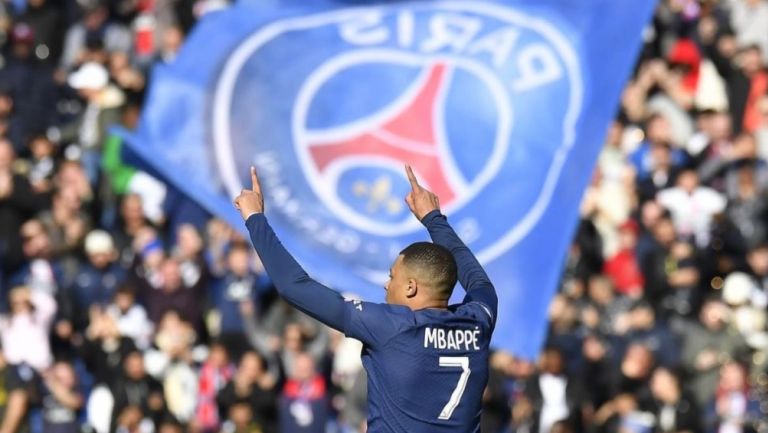 Kylian Mbappé con el PSG 