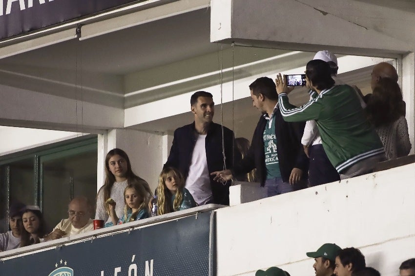 Boselli en su visita a León