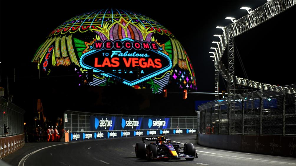 Verstappen durante el Gran Premio de Las Vegas