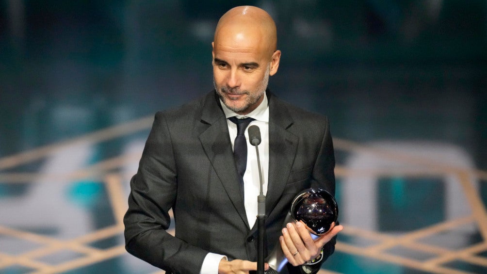 Pep Guardiola, DT del City, ganó el The Best recientemente