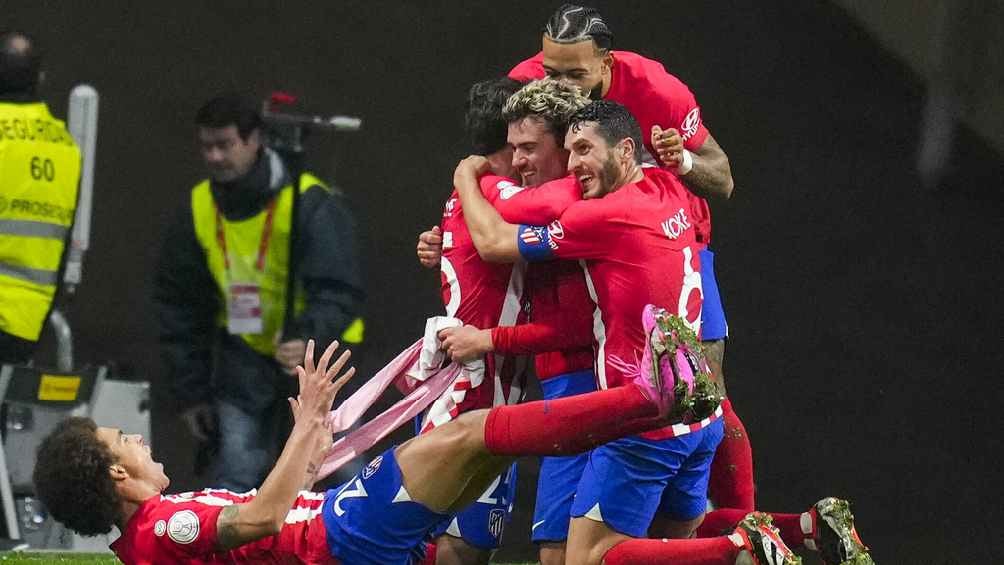 Atlético de Madrid venció al equipo