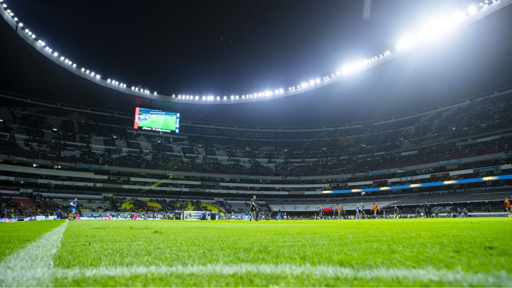 Así lució la entrada en el Estadio Azteca