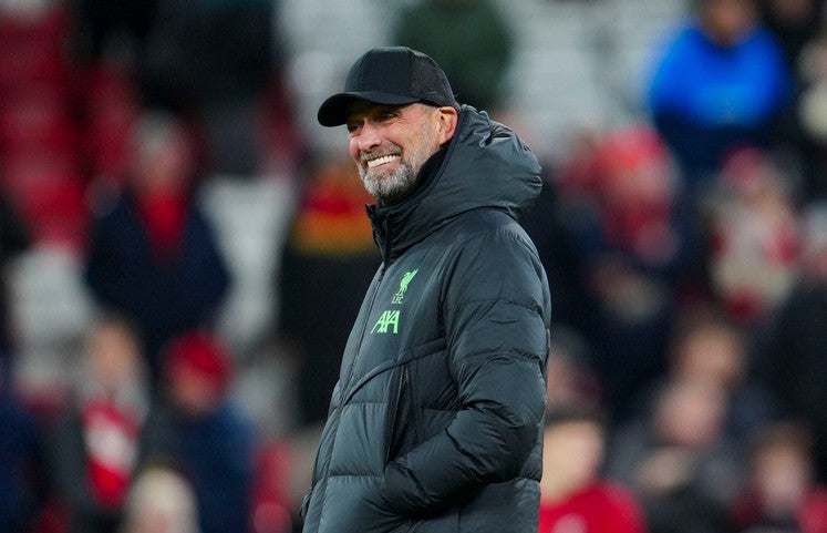 Jürgen Klopp en un juego del Liverpool