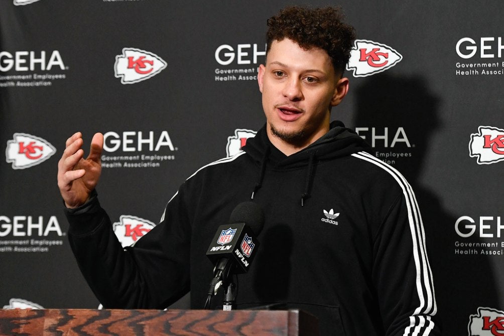 Mahomes en conferencia de prensa