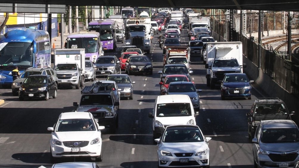 Vehículos en la Ciudad de México. 