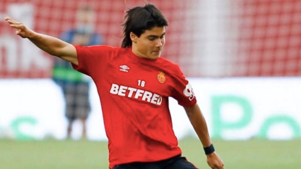 Romero con el Mallorca