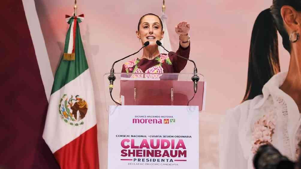 Claudia Sheinbaum, de Morena, se perfila como la favorita en las elecciones presidenciales. 