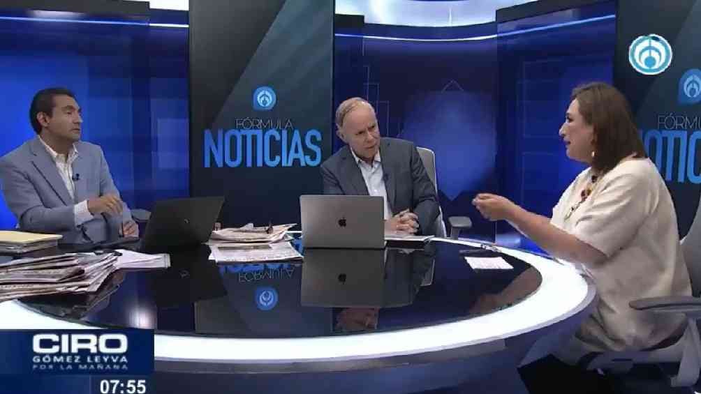 La candidata del Frente Amplio por México declaró fuerte en una entrevista con Ciro Gómez Leyva.