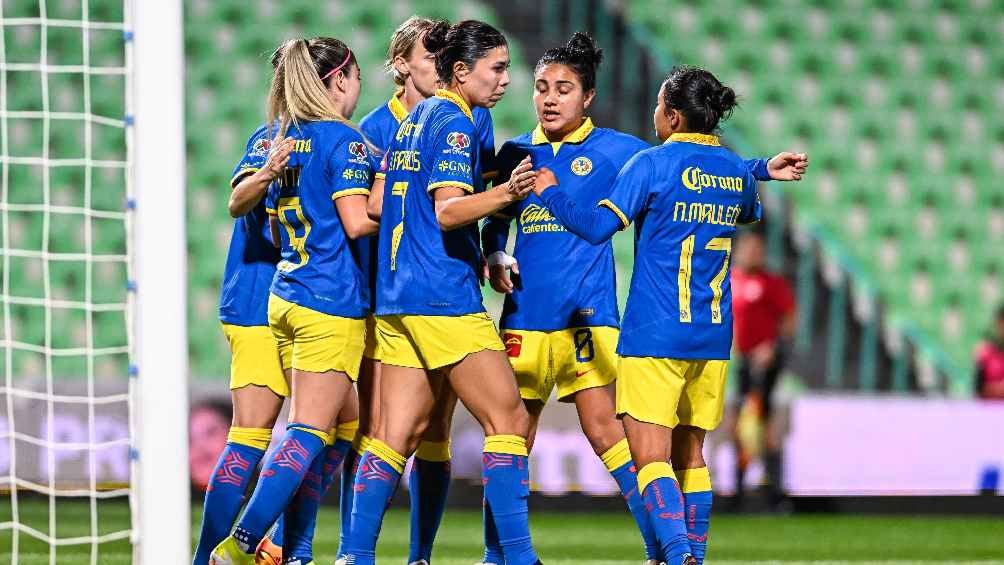 América Femenil sigue con paso fuerte tras golear a Santos de visita