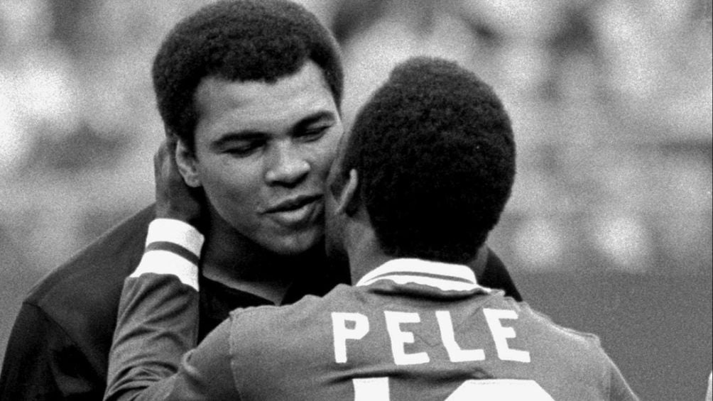 Muhammad Ali con Pelé