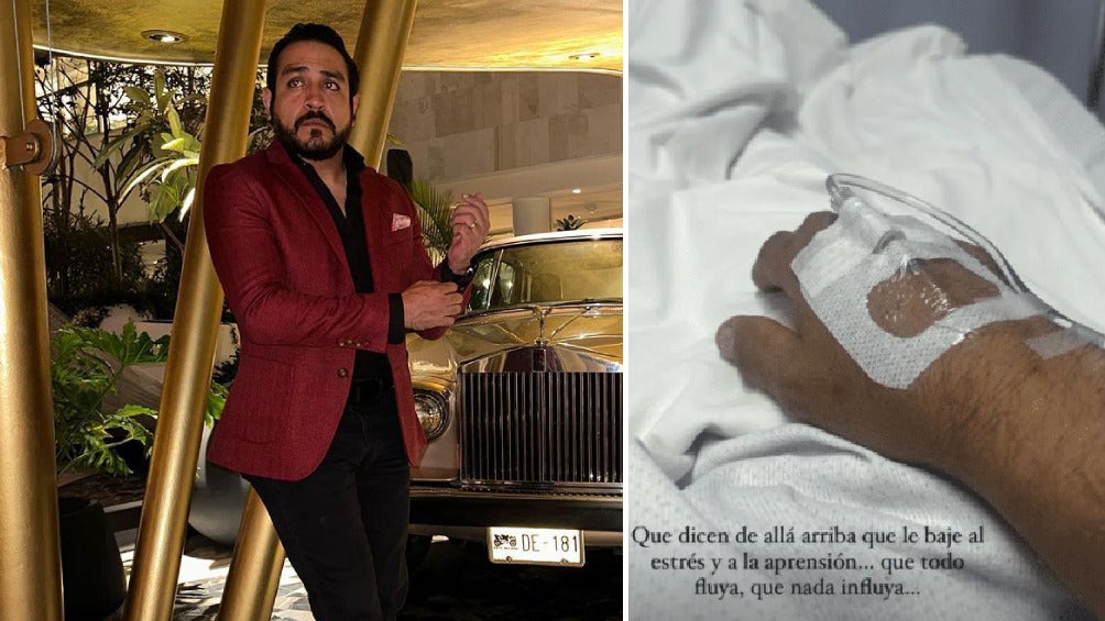 El histrión de 'Amar te Duele' asegura que por estrés su cuerpo ya no resistió.