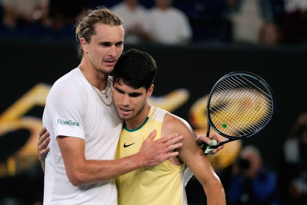 Zverev y Carlos Alcaraz en los Cuartos de Final 