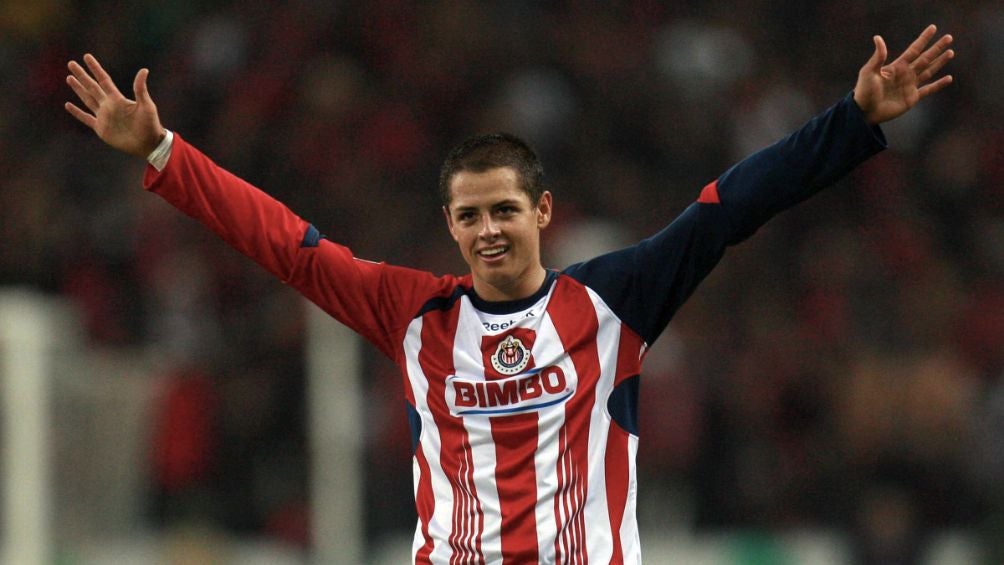 Javier Hernández en su etapa con Chivas