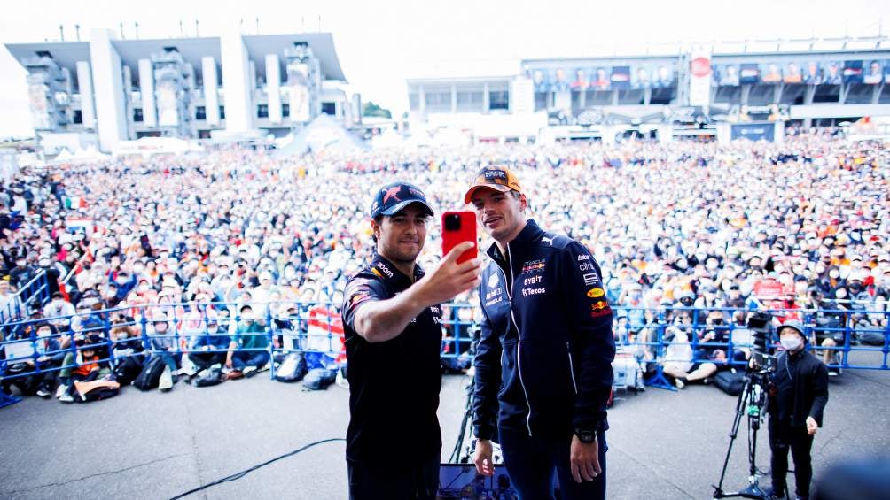 Checo y Max juntos en la Temporada 2023 de la Fórmula 1