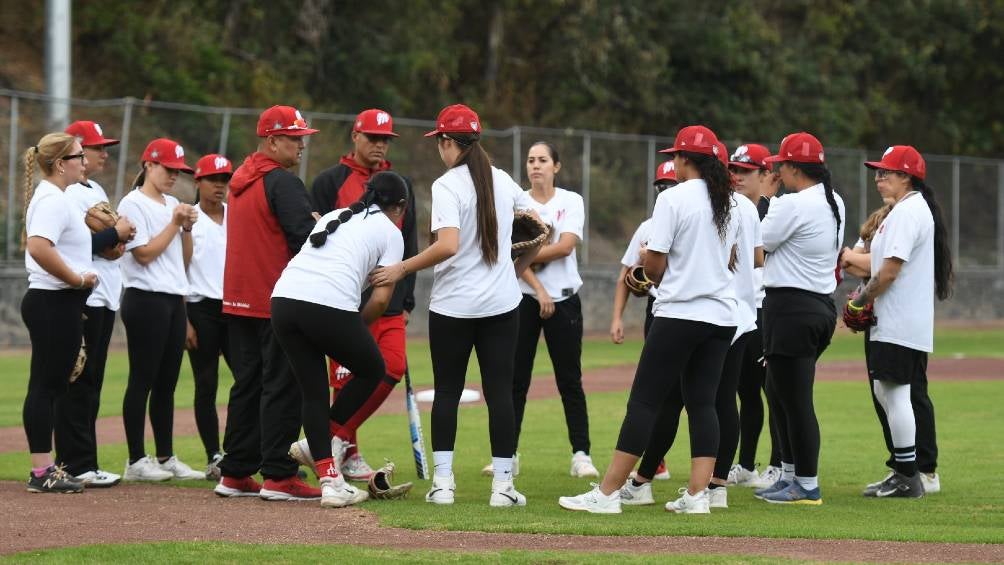 LMS: Diablos Rojos Femenil hizo la presentación oficial del roster de 20 jugadoras