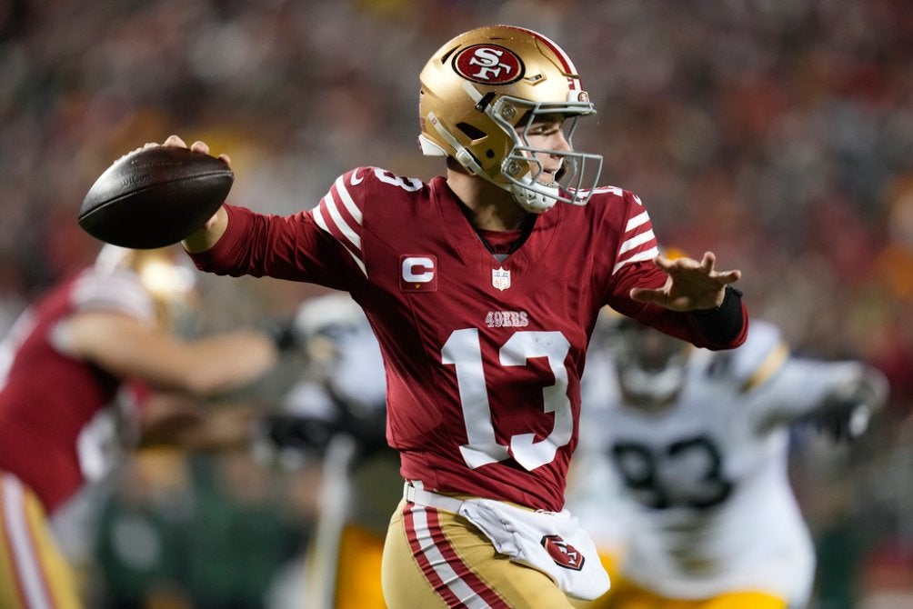 Brock Purdy con los 49ers de San Francisco