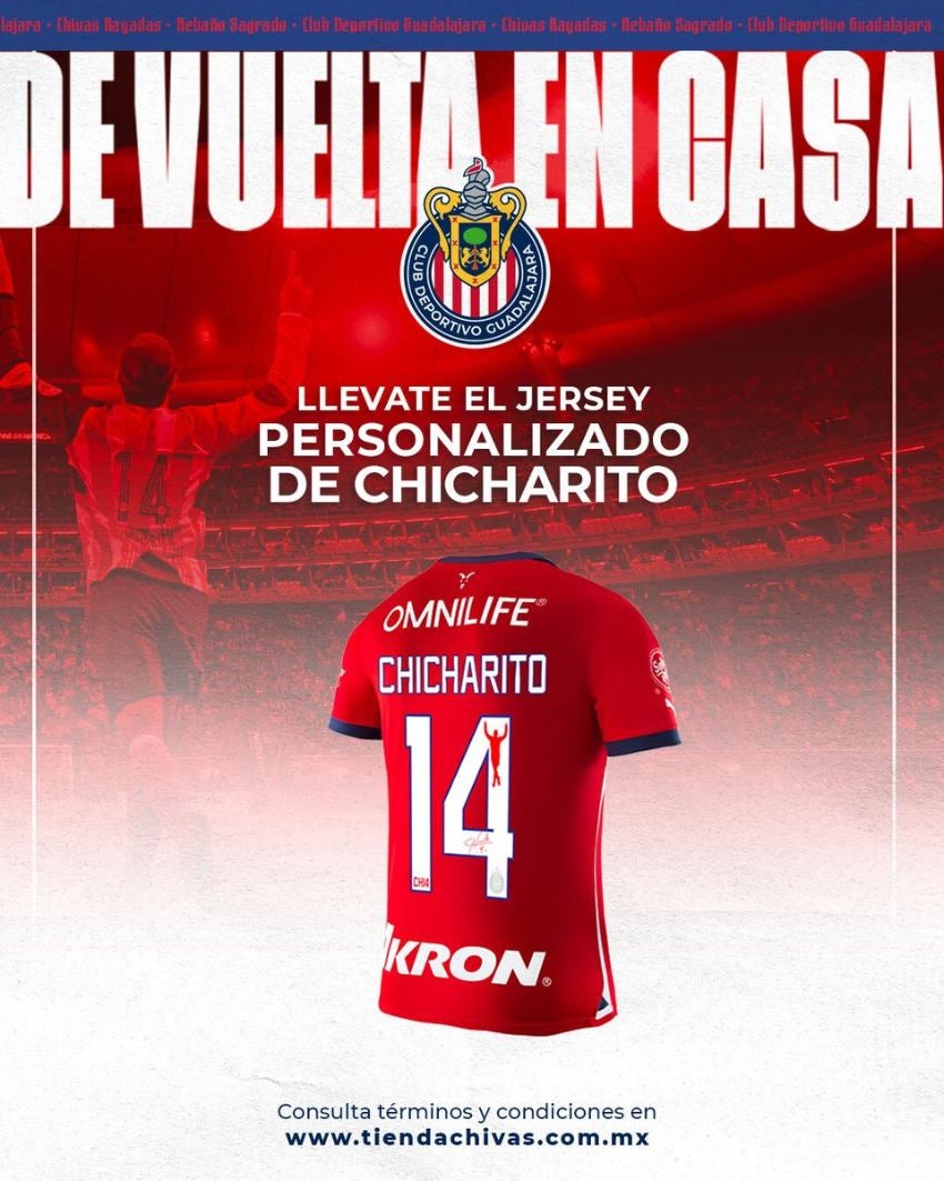 Playera cheap chivas personalizada