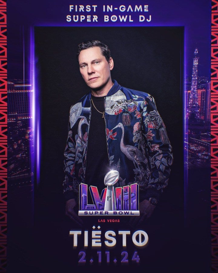 Tiesto estará en el Super Bowl