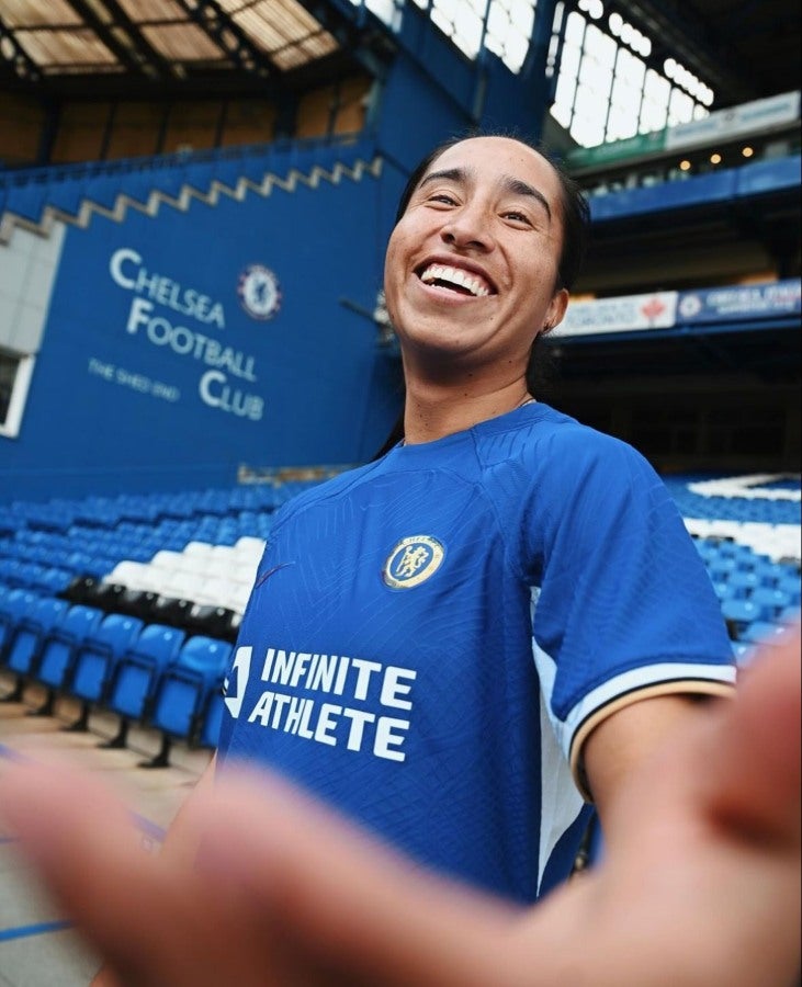 Mayra Ramírez en Stamford Bridge