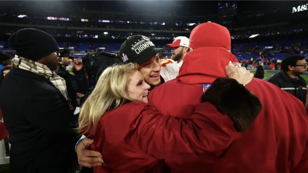 Mahomes celebra su pase al Super Bowl