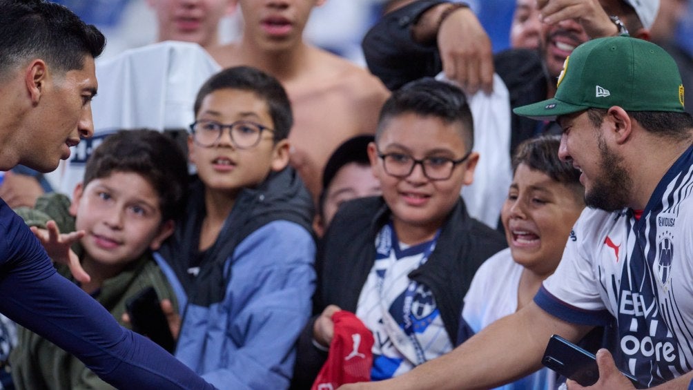 Dentro del Estadio BBVA no hubo ningún problema