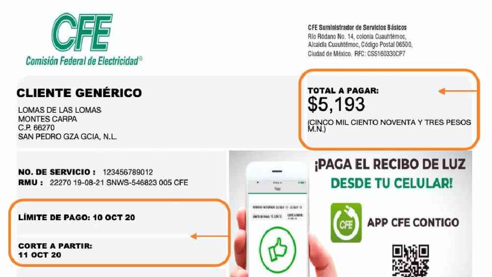 ¡No te olvides de pagar tu recibo de luz! CFE impondrá multas a los morosos