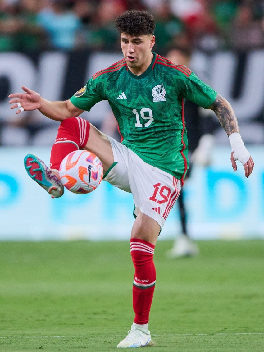 Jorge Sánchez en un partido del Tricolor