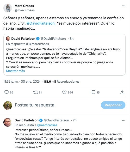 Faitelson se defendió 