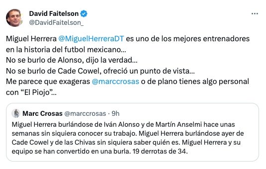 Así empezó la discusión