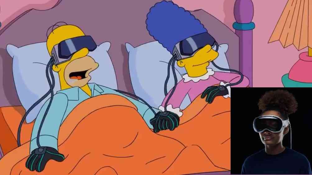 ¿Los Simpson predijeron los lentes Apple Vision Pro?