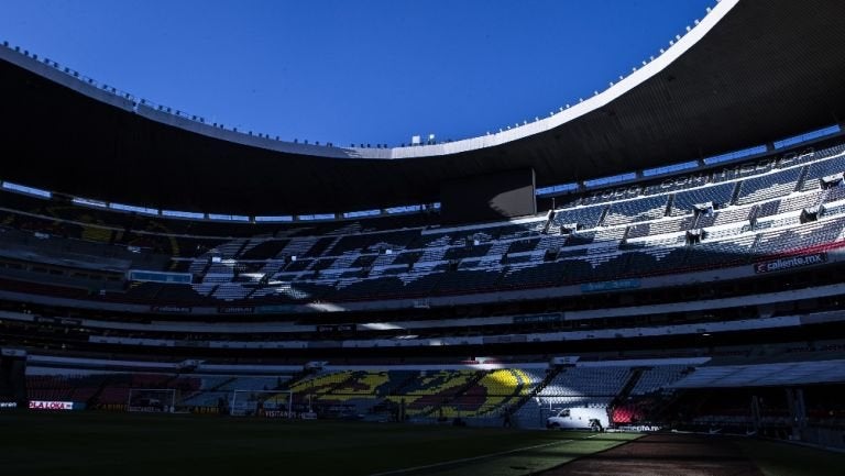 Interior del Estadio Azteca