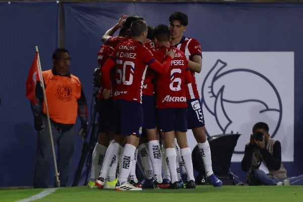 Chivas celebra un gol ante San Luis