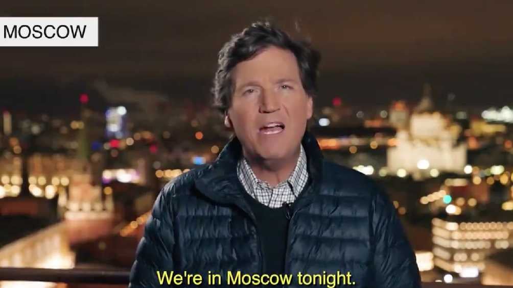 Tucker Carlson viajó hasta Moscú para hablar con el mandatario ruso. 