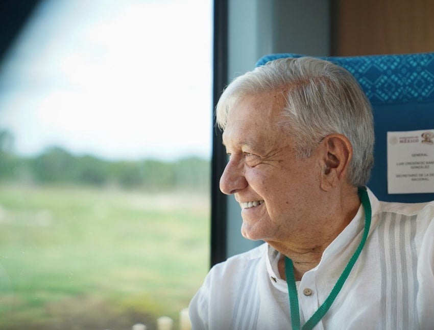 Obrador en el Tren Maya 