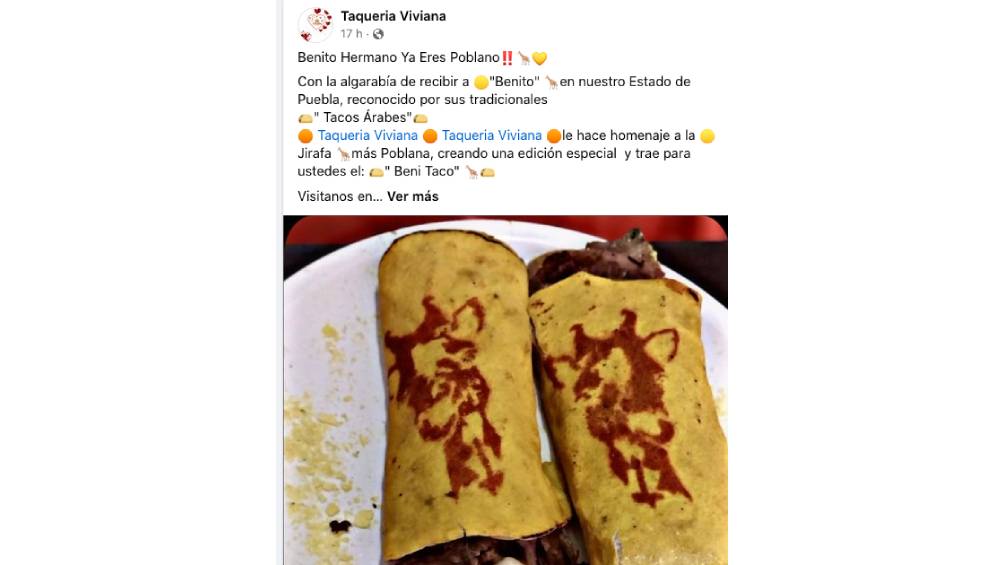 Taqueria Viviana crea "Benitacos" 