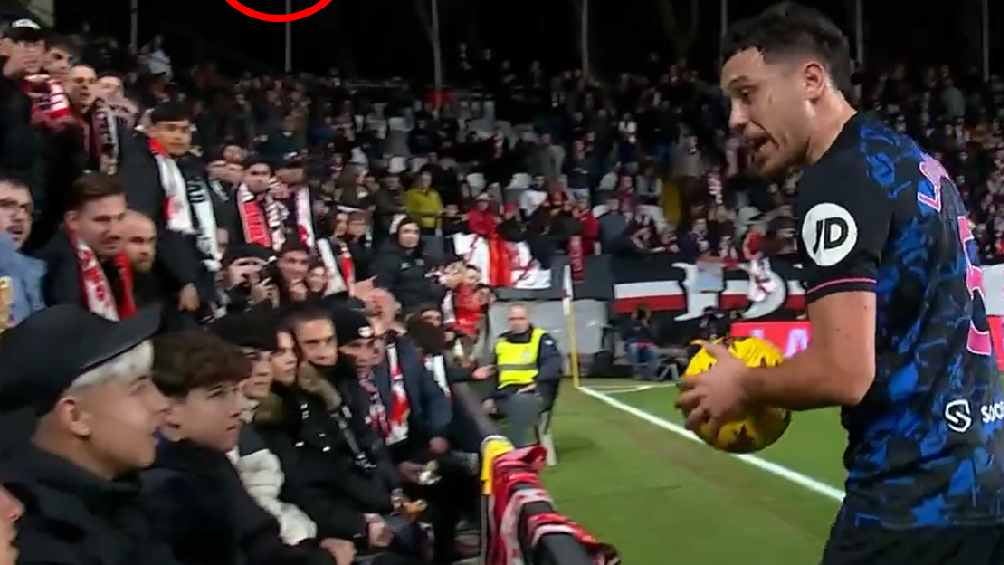 Ocampos encaró al aficionado