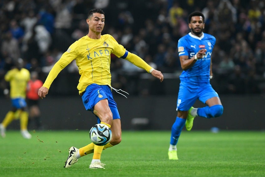 CR7 en el juego vs Al-Hilal