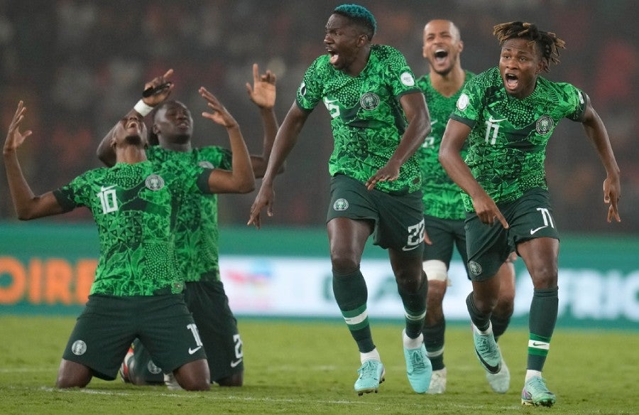 Nigerianos celebran pase a la Final