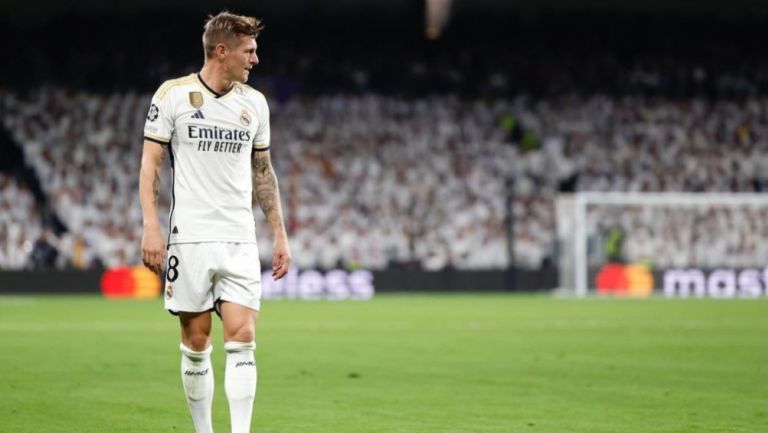 Toni Kroos, en juego con los Merengues