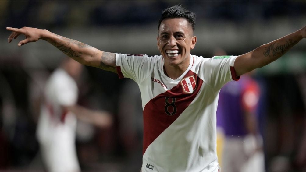 El delantero con la Selección peruana