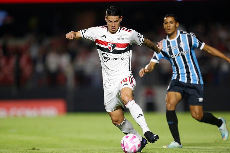 James Rodríguez con Sao Paulo