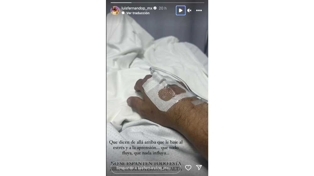 Hace unas semanas el actor compartió esta foto que encendió las alarmas. 