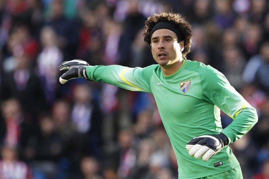 Guillermo Ochoa en su paso por Málaga