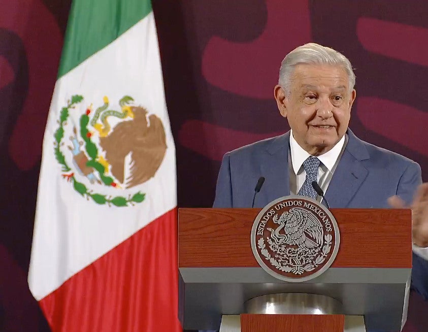 El Presidente López Obrador dijo los planes para traer el agua ya están en marcha.