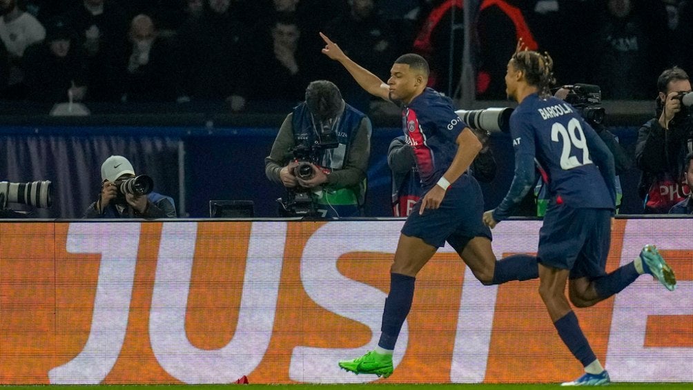 Mbappé tiene al PSG con un pie en Cuartos de Final de la Champions League