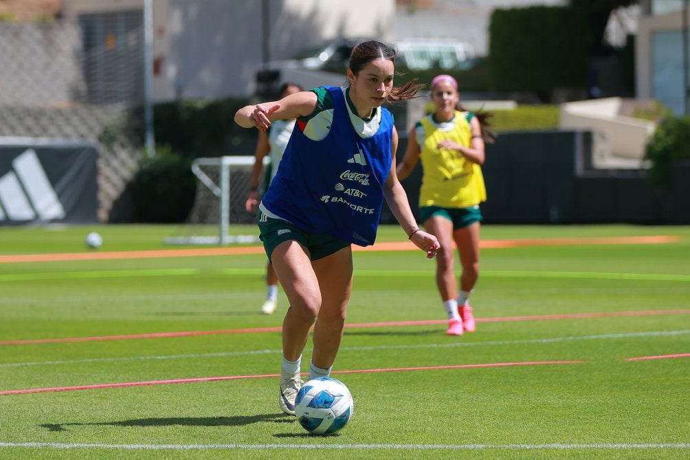 Camberos en entrenamiento con la Selección Mexicana