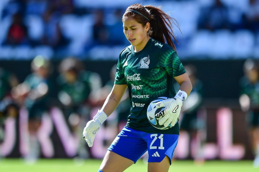 Ceci Santiago con la Selección Mexicana