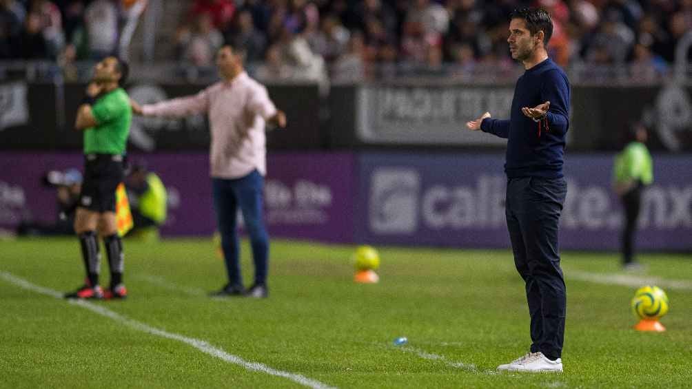 Gago se quejó durante el partido