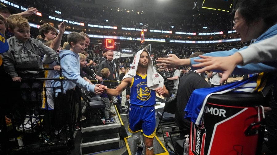 Stephen Curry con los Warriors