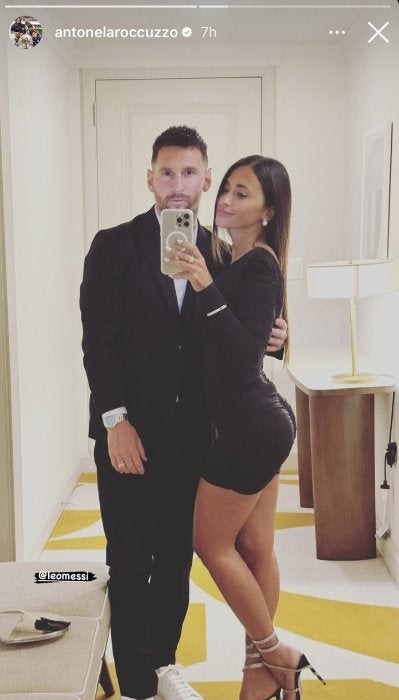 Messi y Antonela Roccuzzo